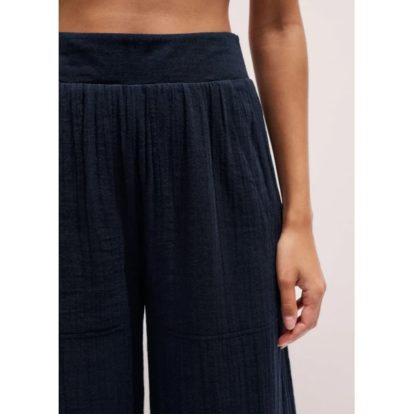 Cotton Cheesecloth – luxury British Blue in Me and Em exclusively at Luxury Shoes 