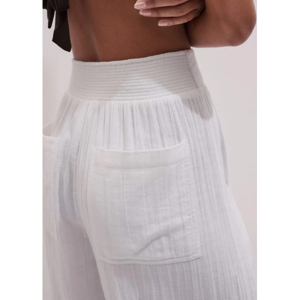 Cotton Cheesecloth – luxury British White in Me and Em exclusively at Luxury Shoes 