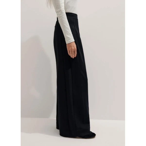 Ponte Jersey – luxury British Black in Me and Em exclusively at Luxury Shoes 