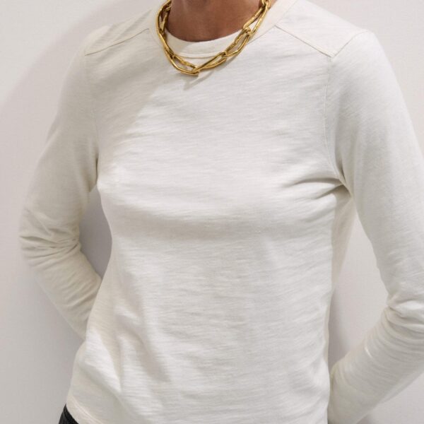 Me and Em Winter Long-Sleeve Tee
Brushed Cotton Top, view 3
