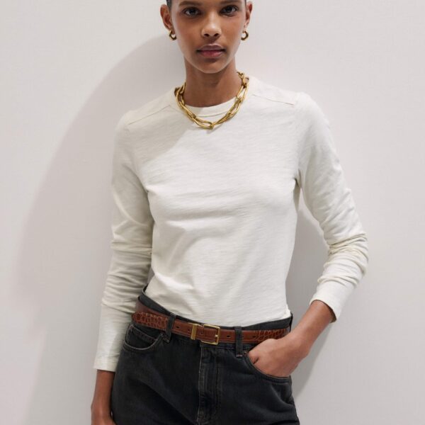 Me and Em Winter Long-Sleeve Tee
Brushed Cotton Top, view 7