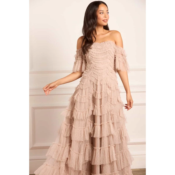 Needle and Thread cocktail dress - sequin embellished | Shop luxury evening wear at Luxury Shoes 