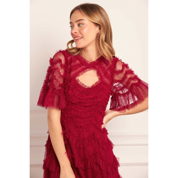 Needle and Thread cocktail dress - sequin embellished | Shop luxury evening wear at Luxury Shoes 