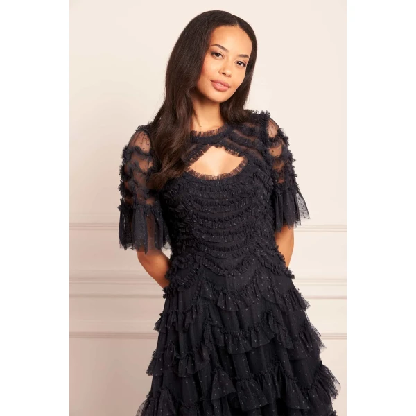 Needle and Thread cocktail dress - sequin embellished | Shop luxury evening wear at Luxury Shoes 