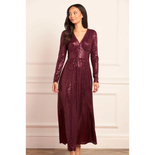Needle and Thread cocktail dress - sequin embellished | Shop luxury evening wear at Luxury Shoes 