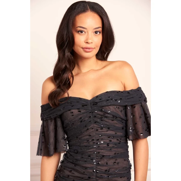 Needle and Thread cocktail dress - sequin embellished | Shop luxury evening wear at Luxury Shoes 