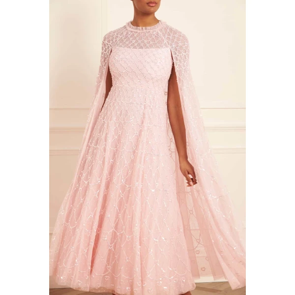 Needle and Thread cocktail dress - sequin embellished | Shop luxury evening wear at Luxury Shoes 