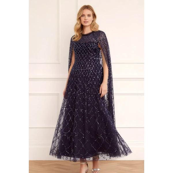 Needle and Thread cocktail dress - sequin embellished | Shop luxury evening wear at Luxury Shoes 