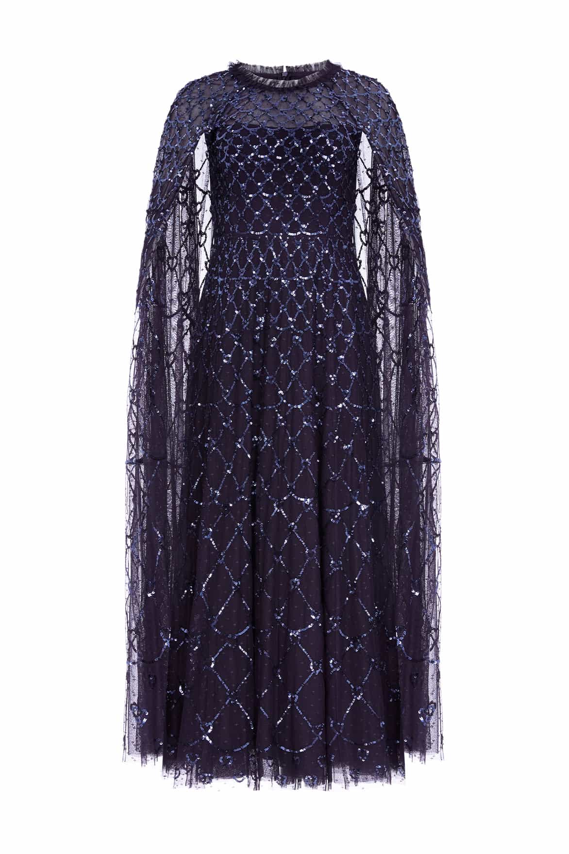 Needle and Thread Heart Lattice Ankle Gown