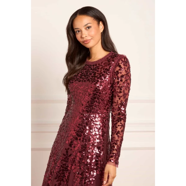 Needle and Thread cocktail dress - sequin embellished | Shop luxury evening wear at Luxury Shoes 