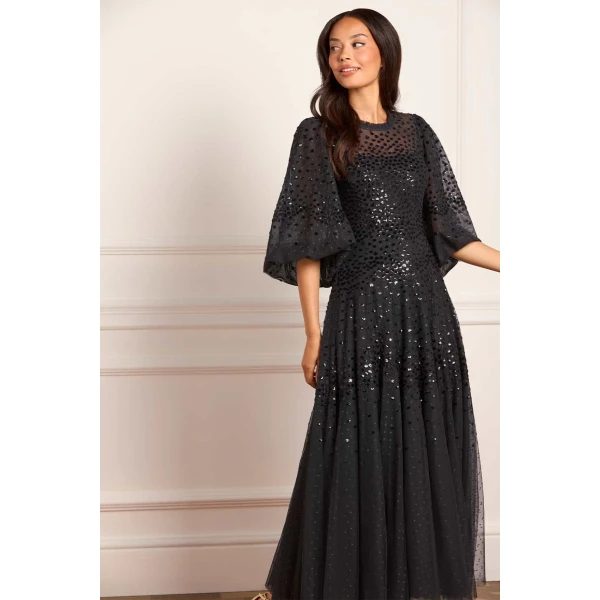 Needle and Thread cocktail dress - sequin embellished | Shop luxury evening wear at Luxury Shoes 