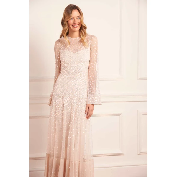 Needle and Thread cocktail dress - sequin embellished | Shop luxury evening wear at Luxury Shoes 