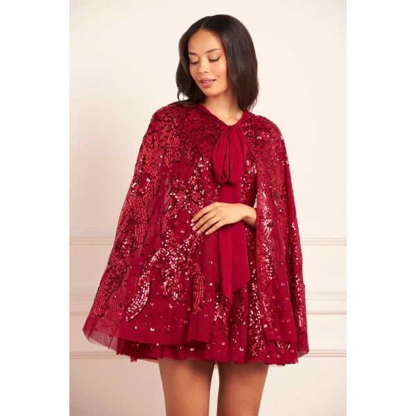 Needle and Thread cocktail dress - sequin embellished | Shop luxury evening wear at Luxury Shoes 