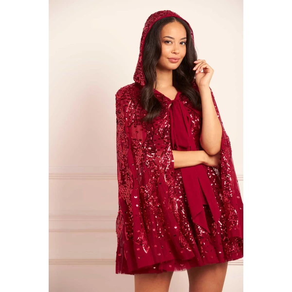 Needle and Thread cocktail dress - sequin embellished | Shop luxury evening wear at Luxury Shoes 