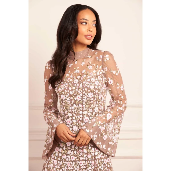 Needle and Thread cocktail dress - sequin embellished | Shop luxury evening wear at Luxury Shoes 