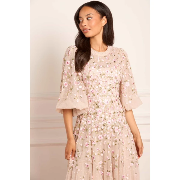 Needle and Thread cocktail dress - sequin embellished | Shop luxury evening wear at Luxury Shoes 