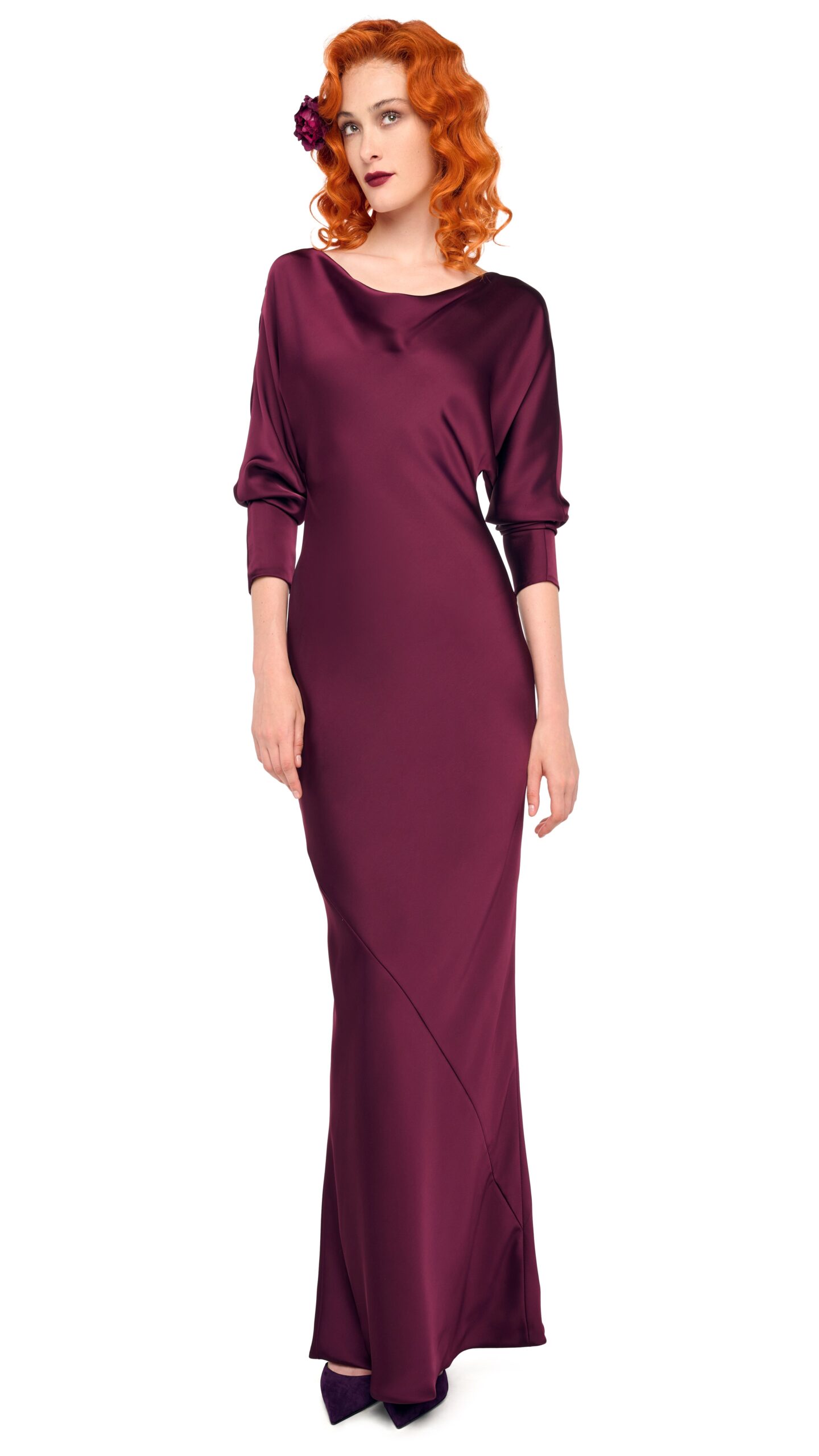 Norma Kamali Dolman Maria Gown | Ready to Wear Collection Luxury Shoes Elevate your elegance in this Norma Kamali from the resort wear edit
