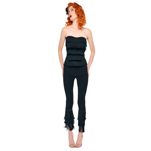 Elevate your elegance in this Norma Kamali  from the resort wear edit