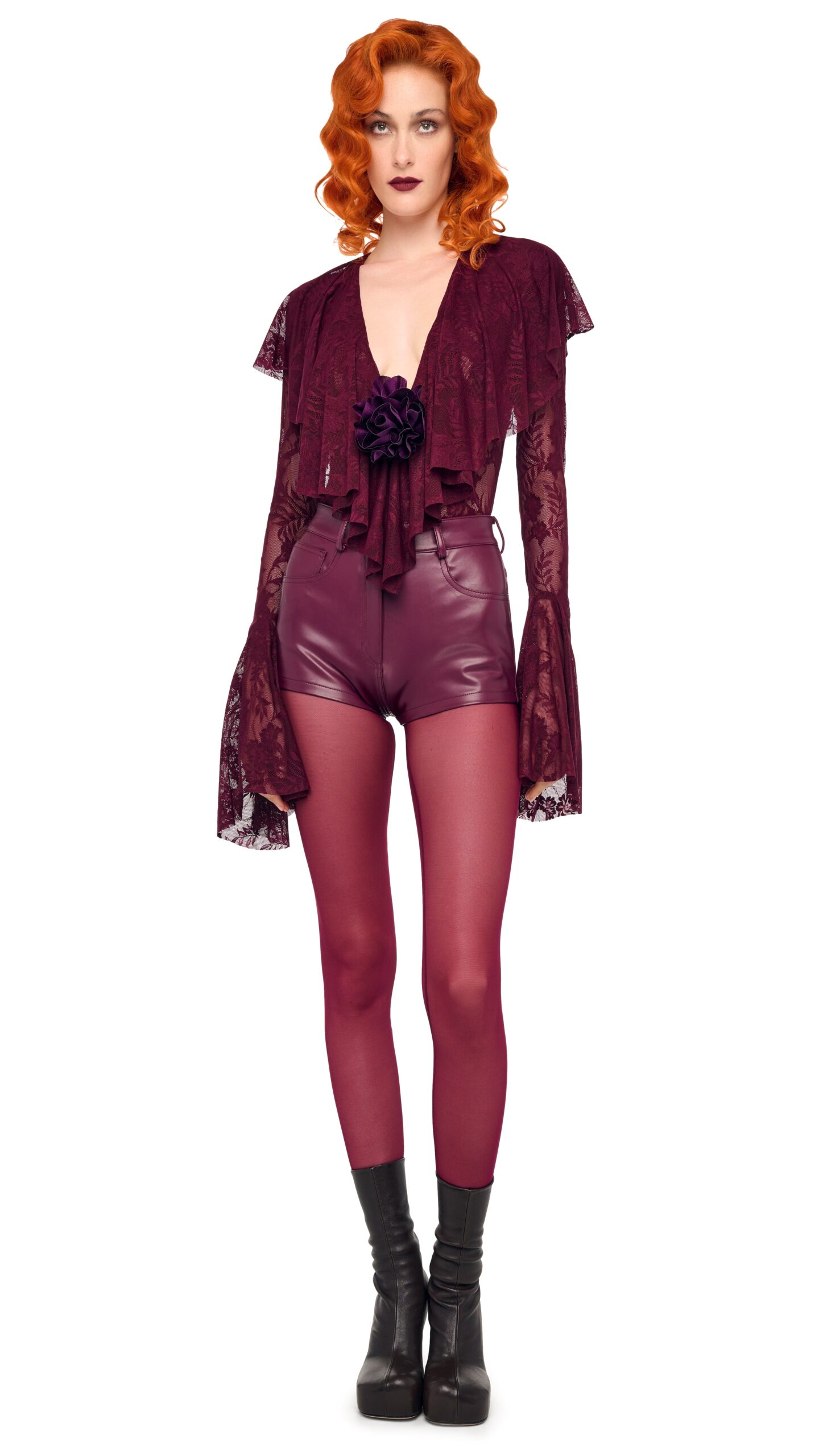 Norma Kamali High Waist Jean Short | Ready to Wear Collection Luxury Shoes Elevate your elegance in this Norma Kamali from the resort wear edit