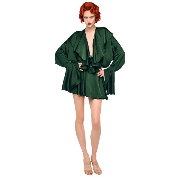 Elevate your elegance in this Norma Kamali  from the resort wear edit