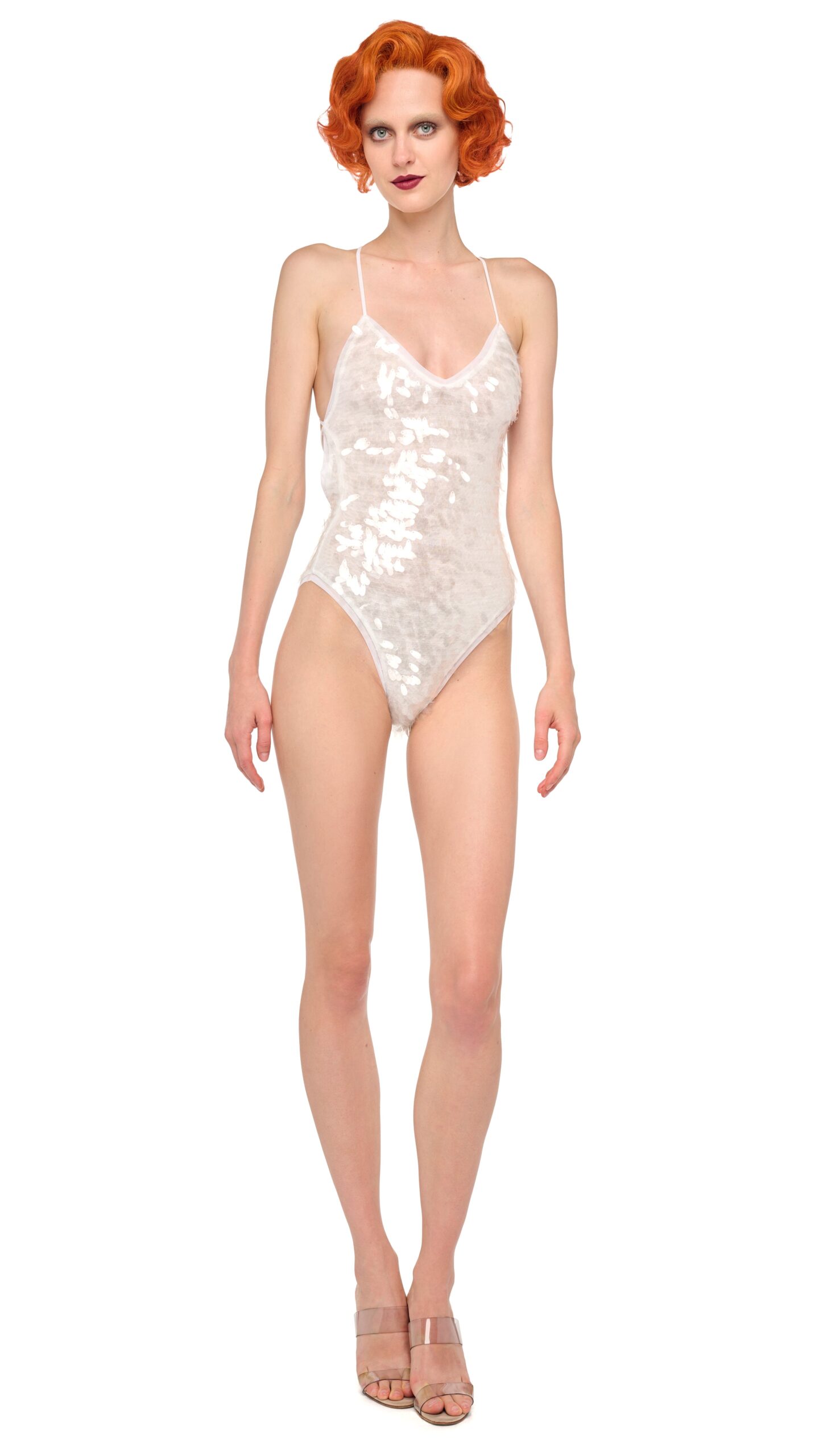 Norma Kamali Low Back Fara Slip Mio | Ready to Wear Collection Luxury Shoes Elevate your elegance in this Norma Kamali from the resort wear edit