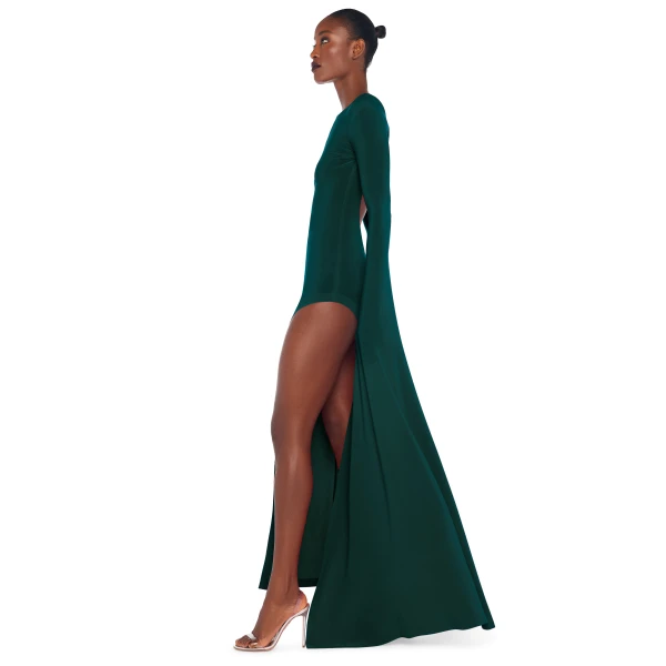 Elevate your elegance in this Norma Kamali  from the resort wear edit
