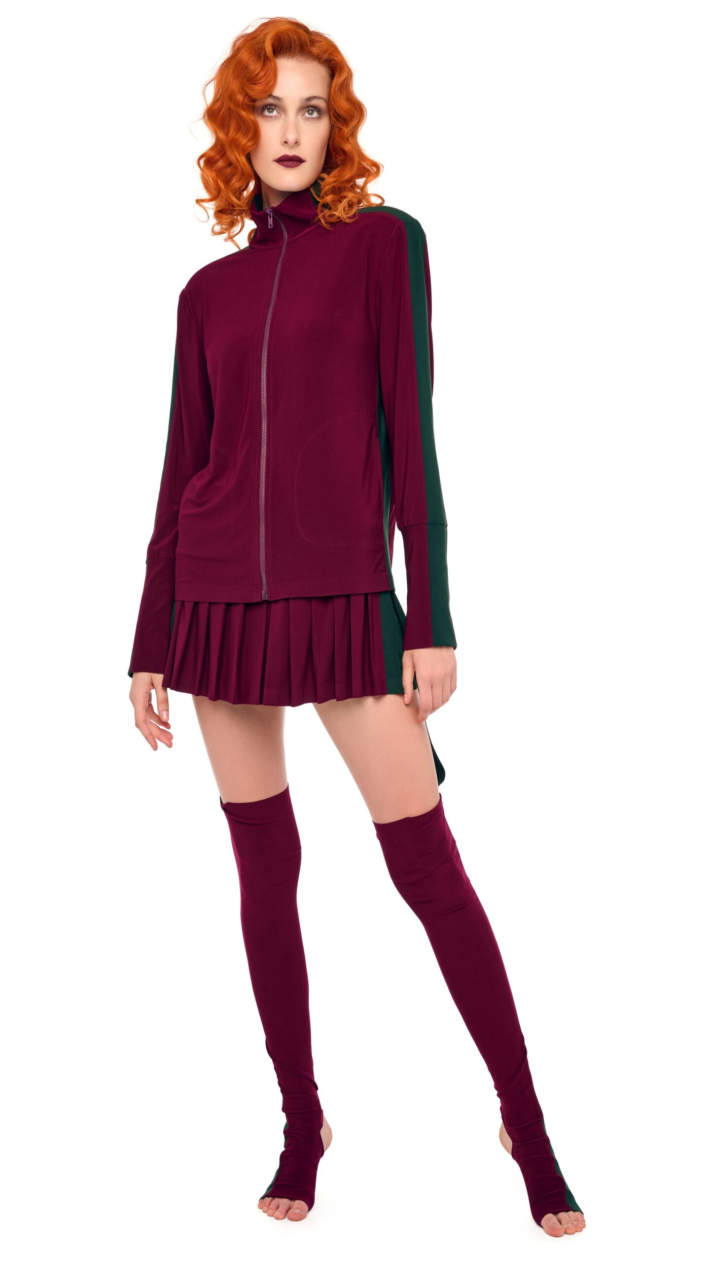 Norma Kamali Side Stripe Turtle Jacket | Ready to Wear Collection Luxury Shoes Elevate your elegance in this Norma Kamali from the resort wear edit