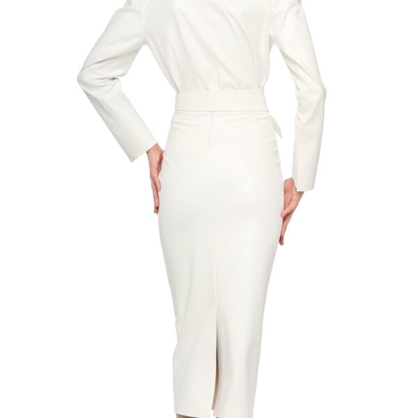 Norma Kamali Straight Skirt To Midcalf, view 5