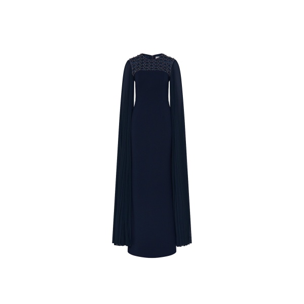 Rebecca Vallance Blue Dresses The Memphis Gown in navy epitomises modern sophistication