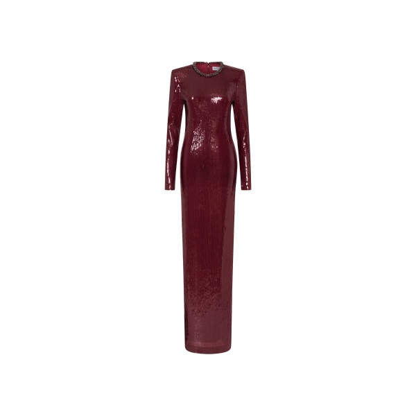 Rebecca Vallance Red Dresses The Nero Gown is striking in a rich wine hue