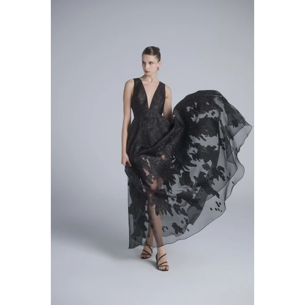 Saiid Kobeisy Brocade Dress