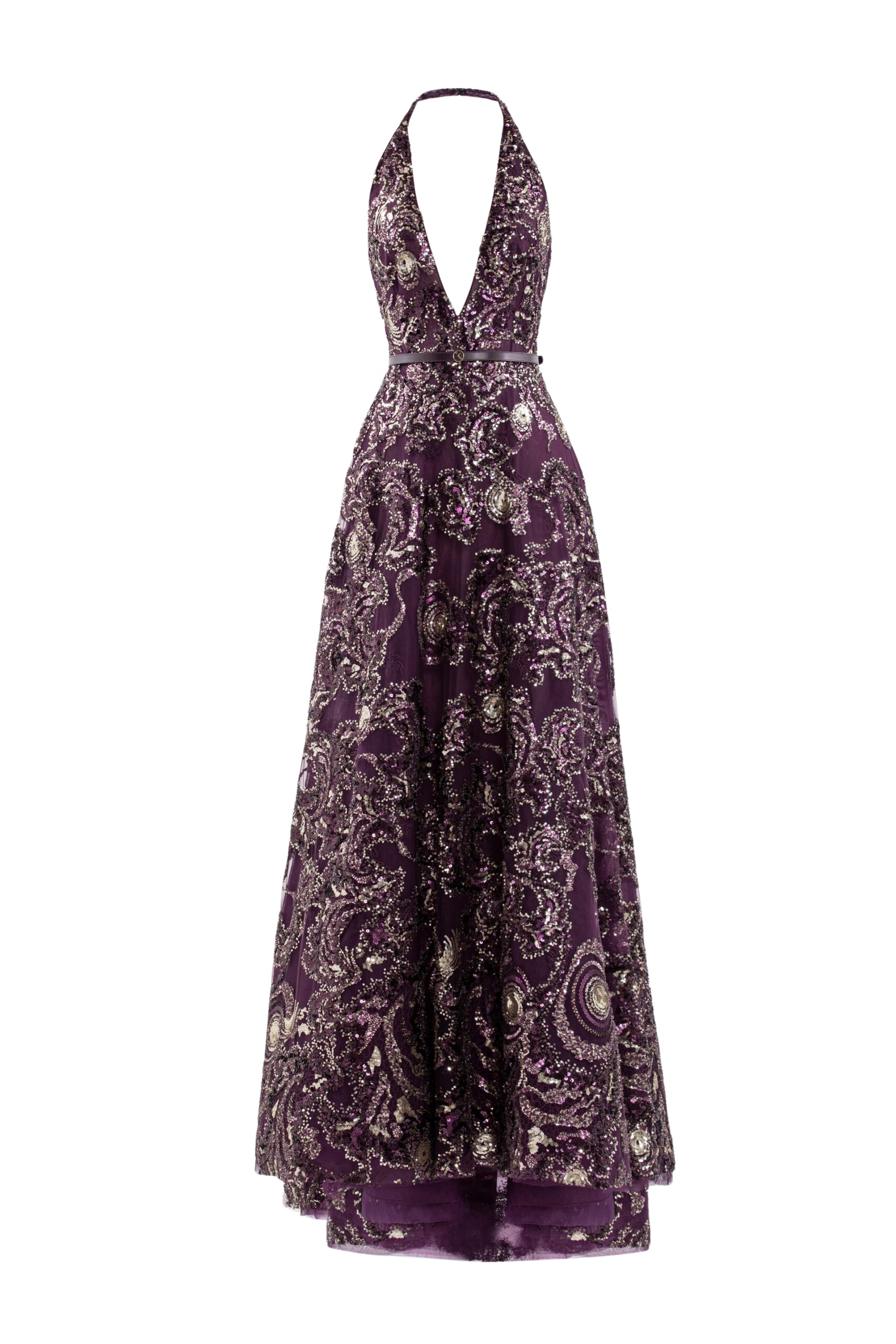 Saiid Kobeisy Embroidered long dress