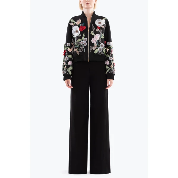 Saiid Kobeisy Embroidered bomber jacket