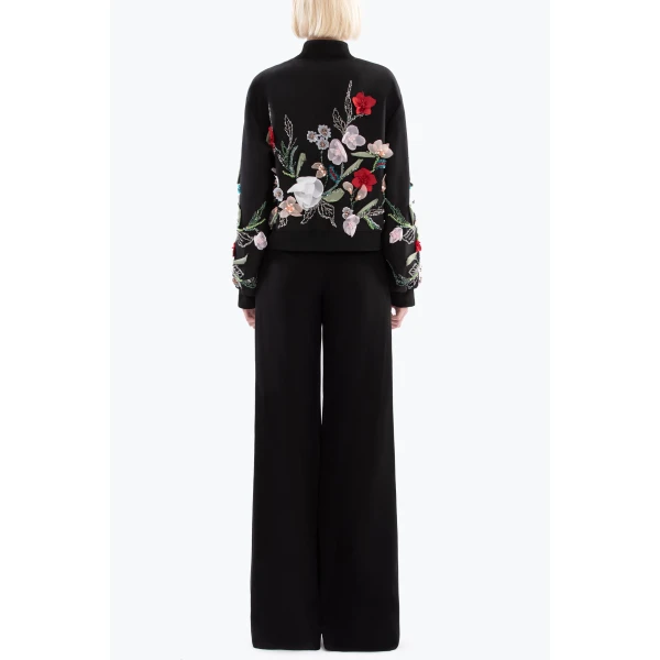 Saiid Kobeisy Embroidered bomber jacket