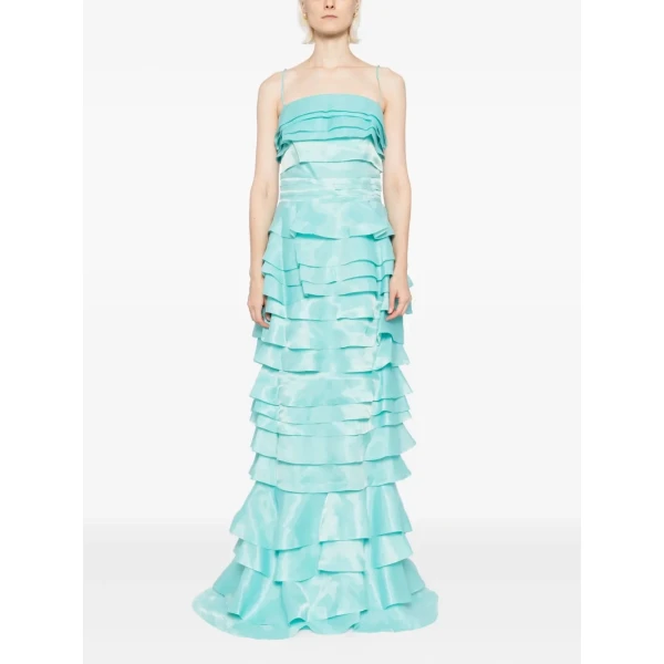 Saiid Kobeisy Layered organza long dress