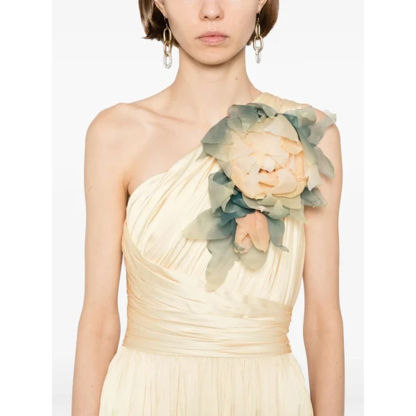 Saiid Kobeisy Long coco pleated dress