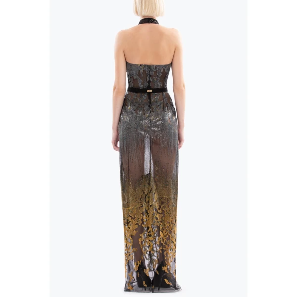 Saiid Kobeisy Long embellished fitted dress