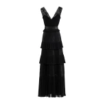 Saiid Kobeisy Pleated lace dress