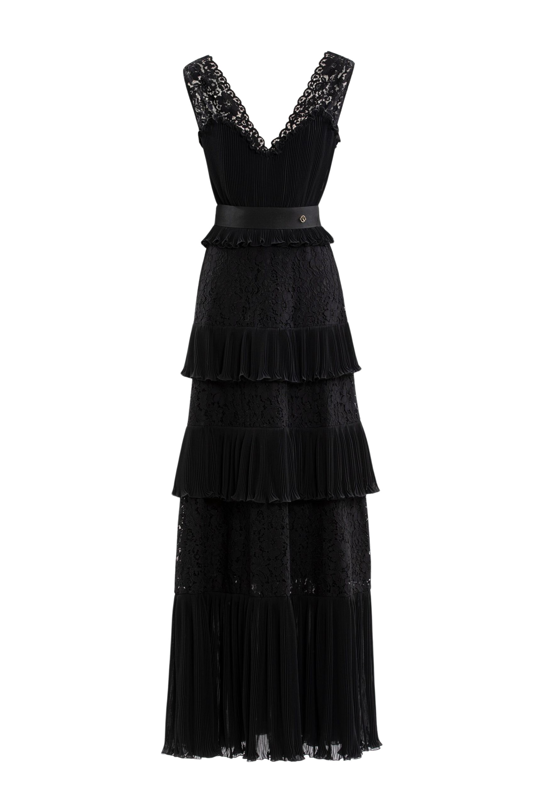 Saiid Kobeisy Pleated lace dress