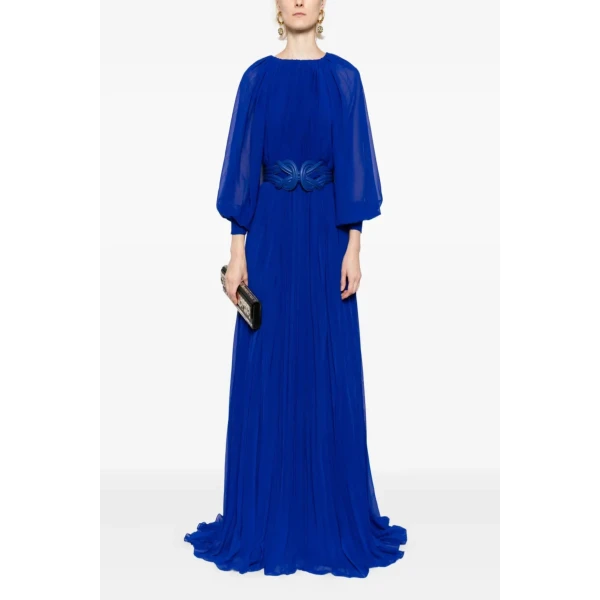 Saiid Kobeisy Pleated long dress