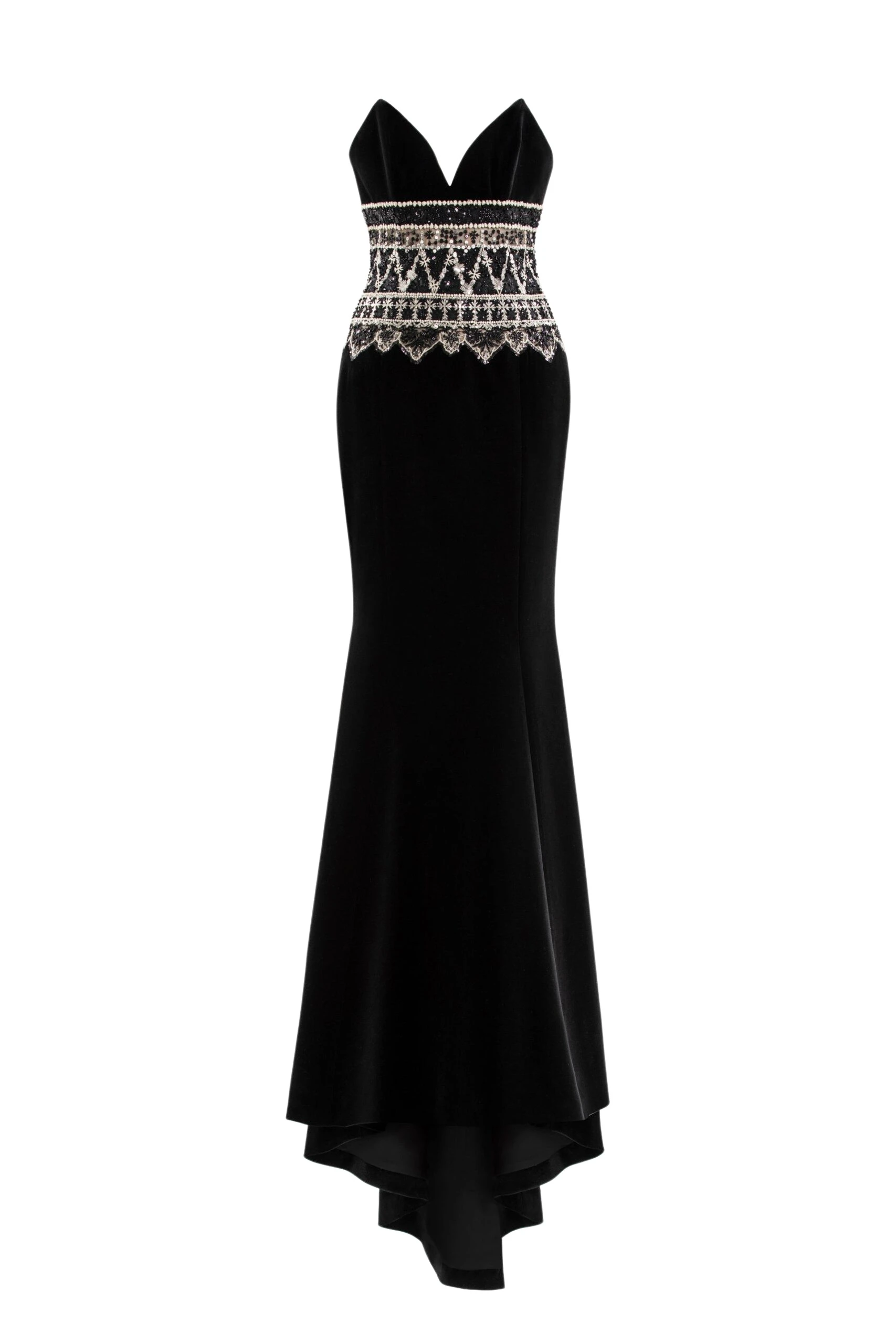 Saiid-Kobeisy-Strapless-Dress-with-Embroidered-Detailing-2025-coveti-scaled97329_nobg Saiid Kobeisy Strapless Dress with Embroidered Detailing