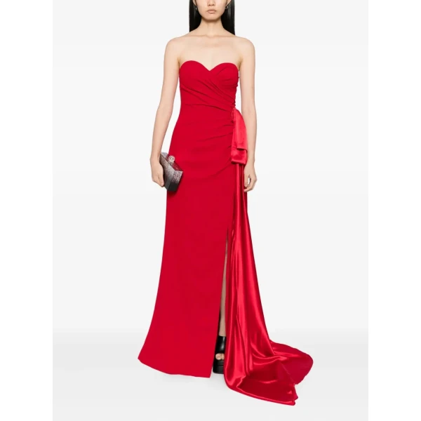 Saiid Kobeisy Strapless long dress