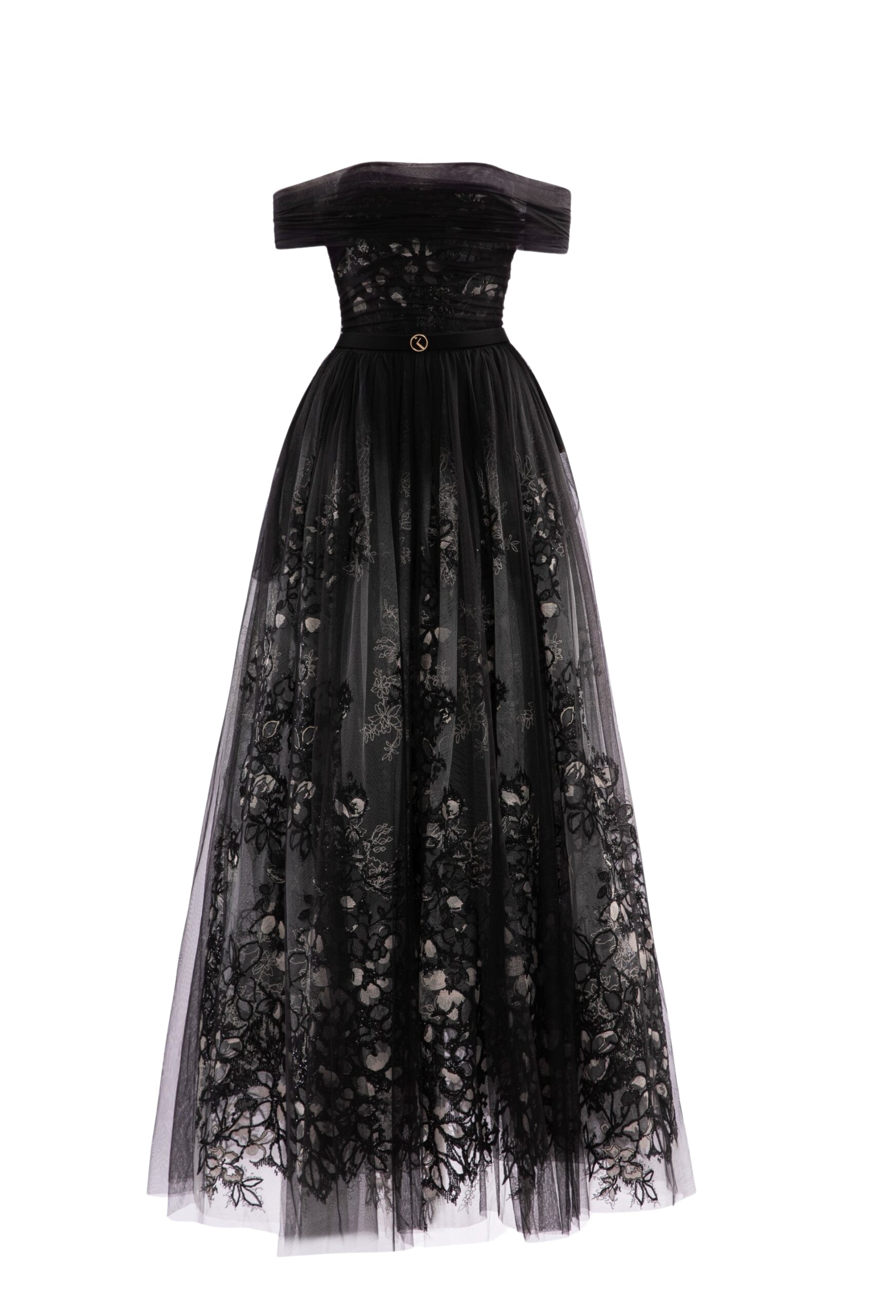 Saiid Kobeisy Tulle gathered dress