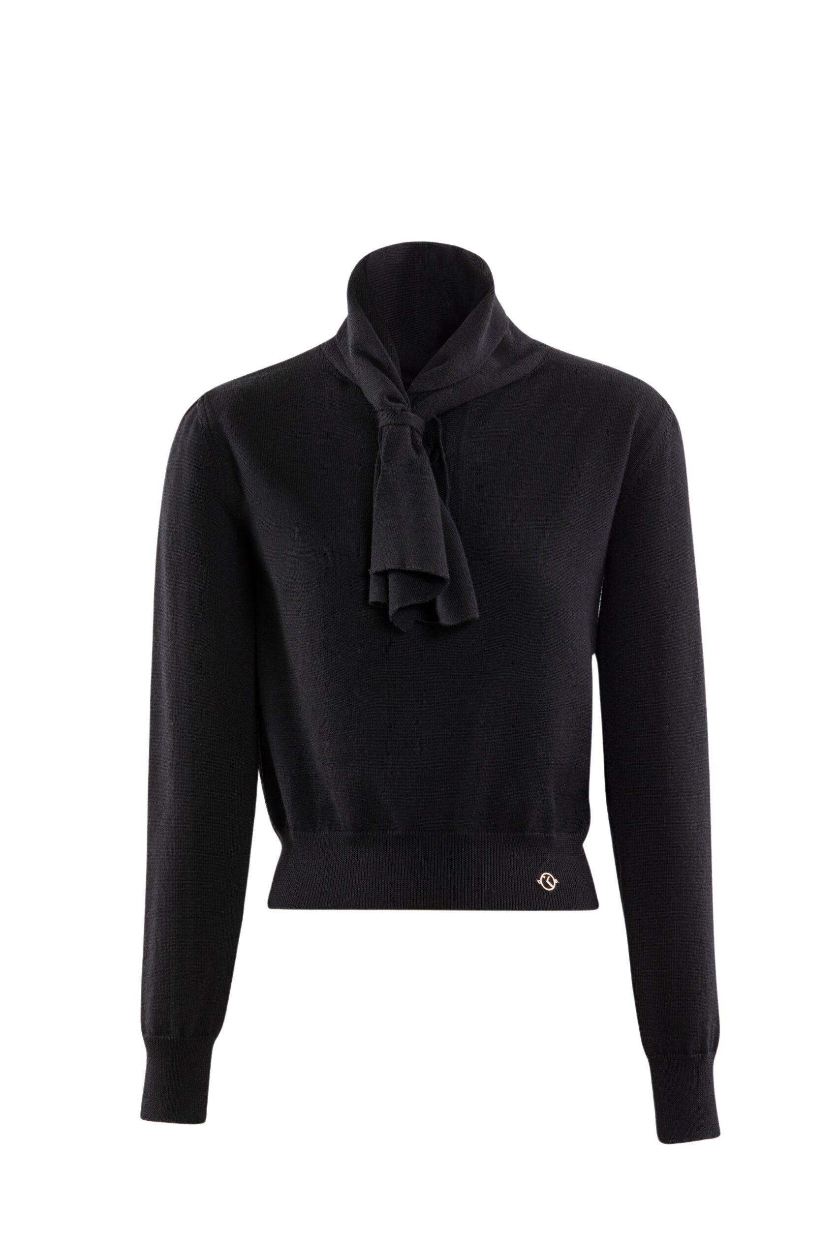 Saiid Kobeisy Wool bow blouse