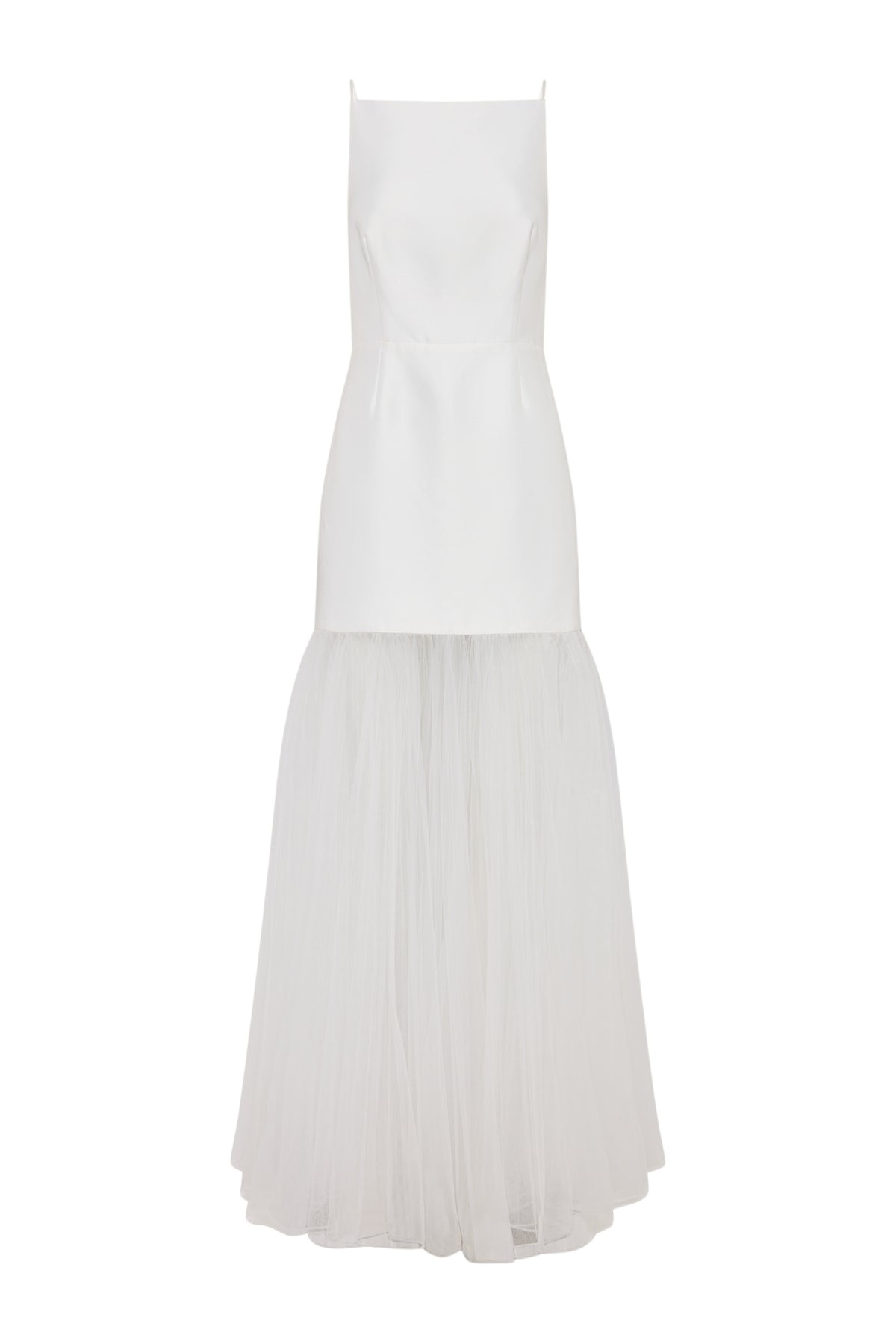Shona Joy Calcite Contrast Square Neck Maxi Dress