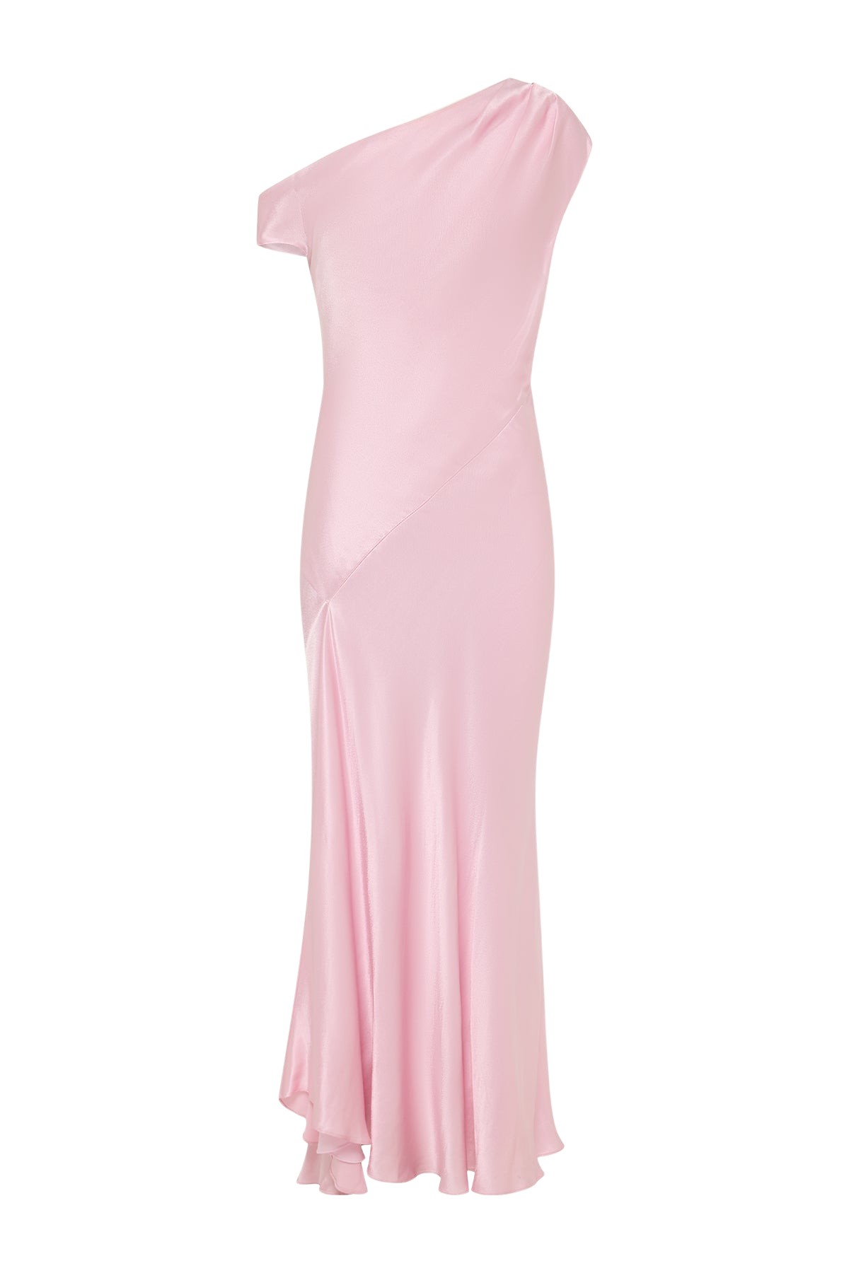 Shona Joy La Lune Asymmetrical Draped Maxi Dress – Blossom