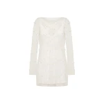 Shona-Joy-Opaline-Sheer-Pearl-Mini-Dress-2025-coveti55095_nobg Shona Joy Ivory Dresses
