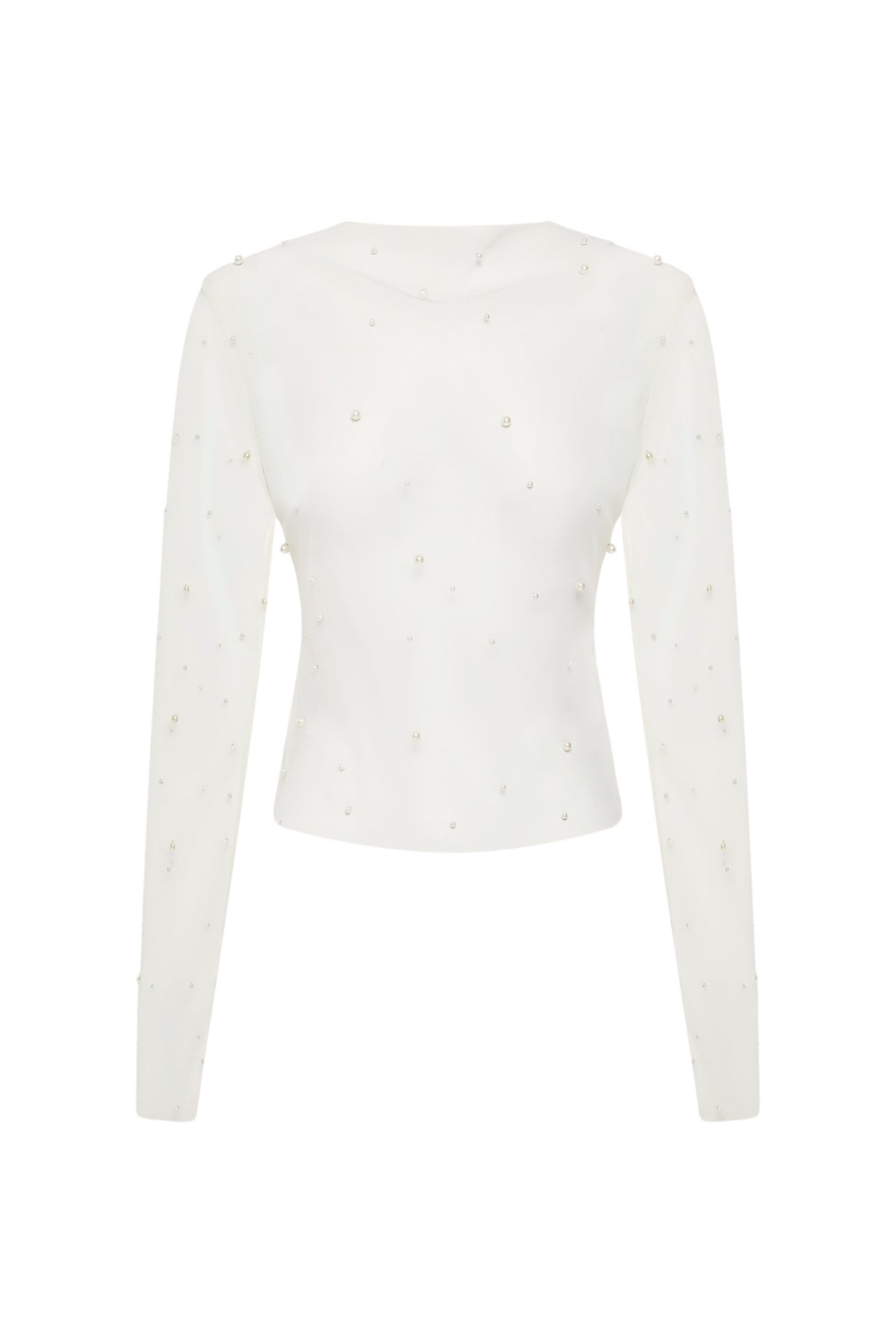 Shona Joy Opaline Sheer Pearl Top