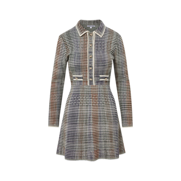 Veronica Beard Kaela Smocked Midi Dress