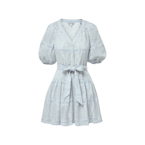 Veronica Beard Nico Linen Mini Dress